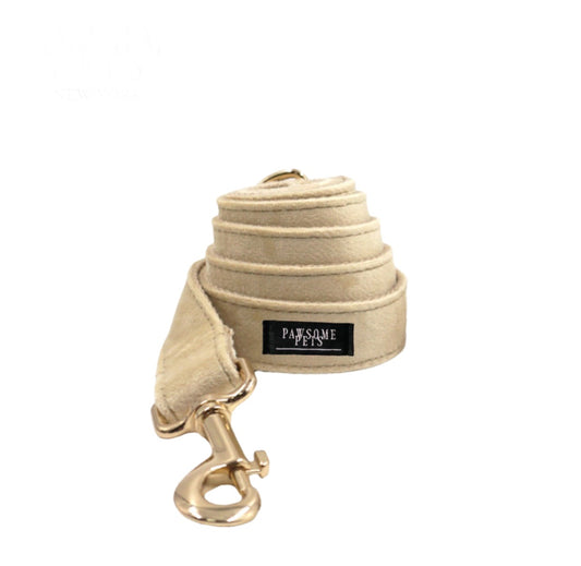 DOG LEASH -  BEIGE