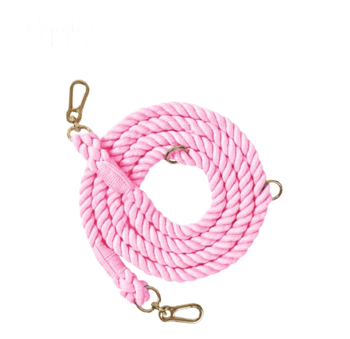 ROPE LEASH - BARBIE PINK