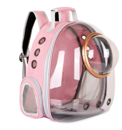 A DOG CARRIER BUBBLE BACKPACK