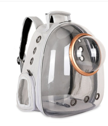 A DOG CARRIER BUBBLE BACKPACK