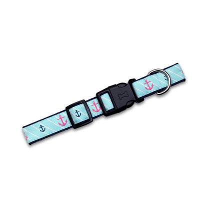 DOG COLLAR- NAUTICAL SEA