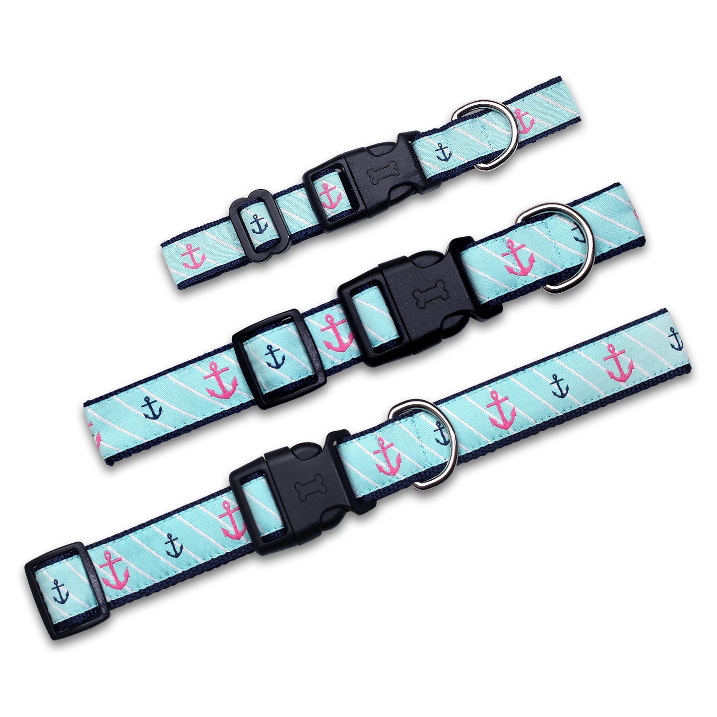 DOG COLLAR- NAUTICAL SEA