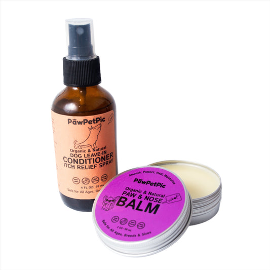 DOG SKIN CONDITIONER & DOG PAW & NOSE BALM