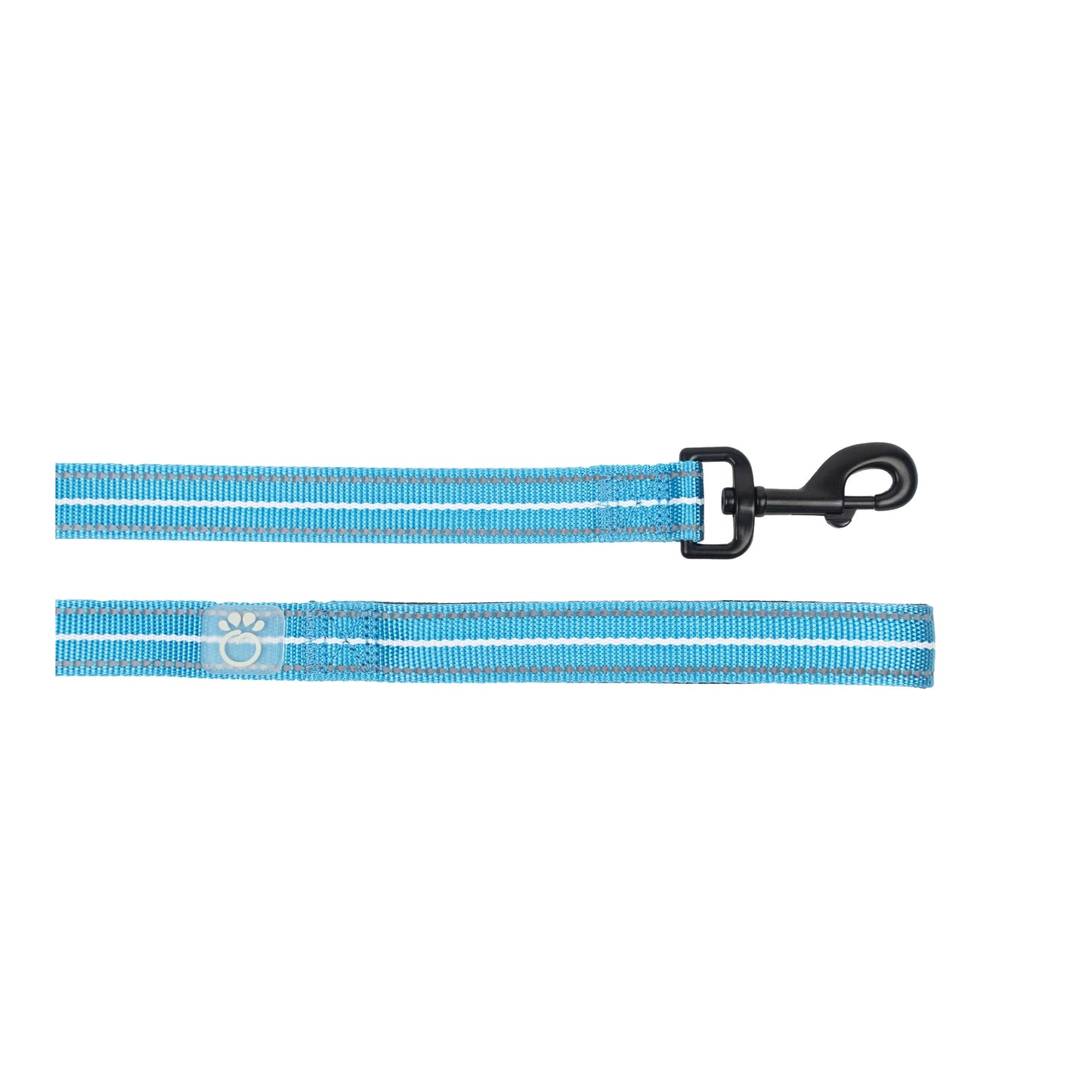 DOG LEASH - REFLECTIVE NEON BLUE