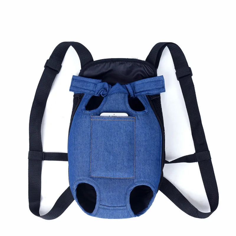 DOG CARRIER BACKPACK - DENIM