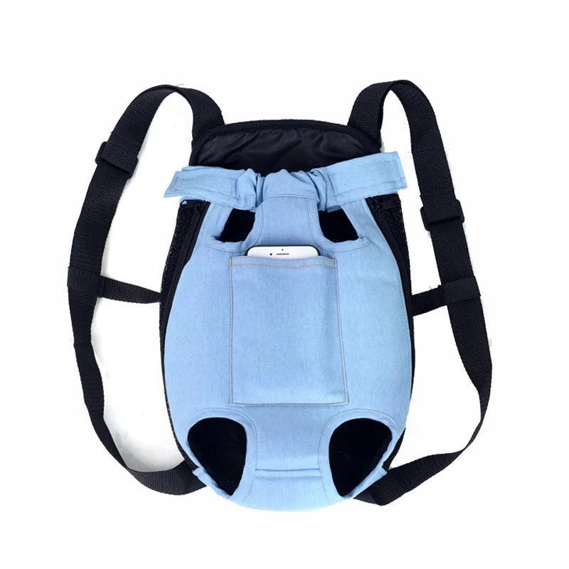 DOG CARRIER BACKPACK - DENIM