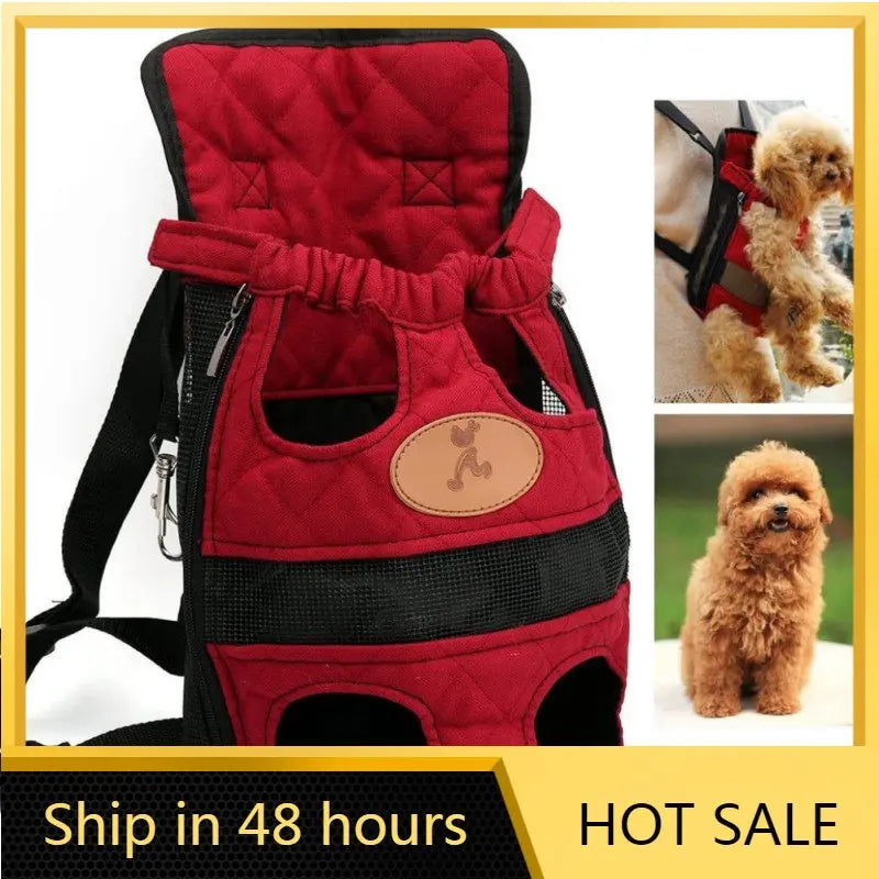 DOG CARRIER FRONT BACKPACK - SMALL DOGS