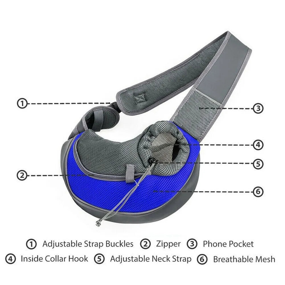 DOG SHOULDER CARRiER - MESH