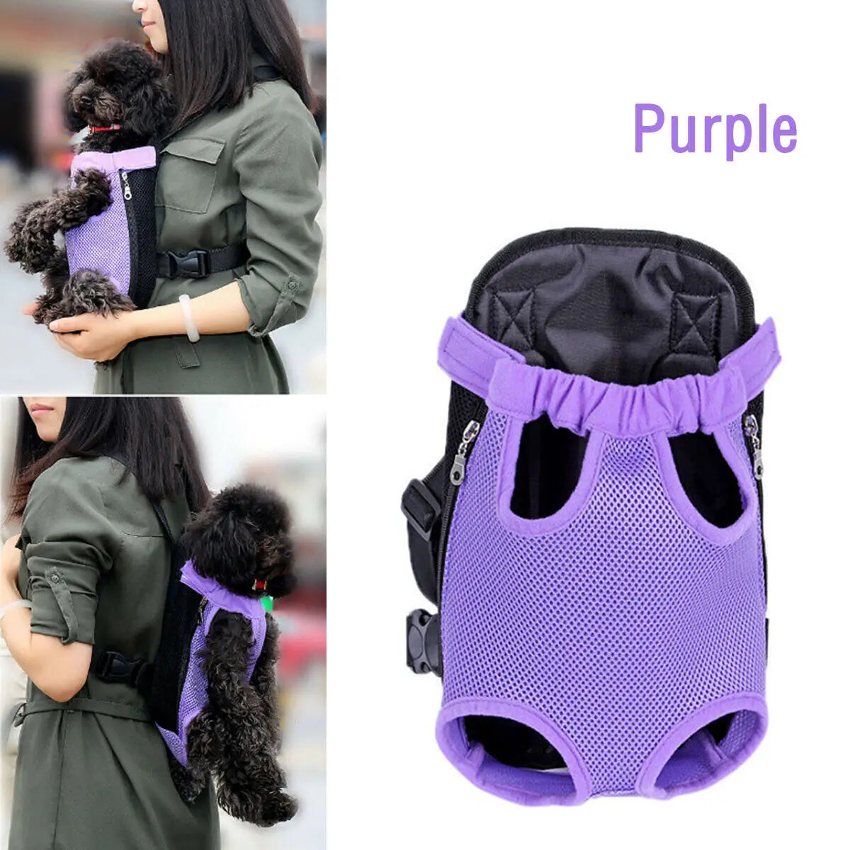 DOG CARRIER FRONT BACKPACK - SMALL DOGS