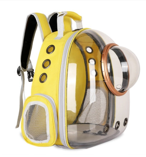 A DOG CARRIER BUBBLE BACKPACK