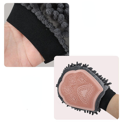 DOG GROOMING GLOVE - 2 IN 1