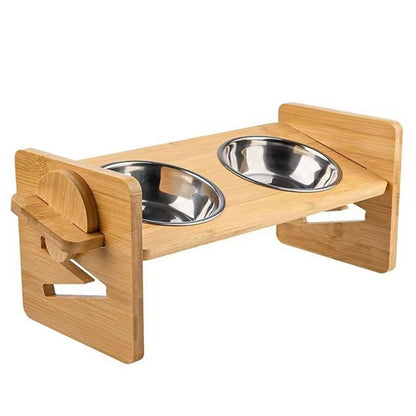 DOUBLE RAISED DOG BOWL