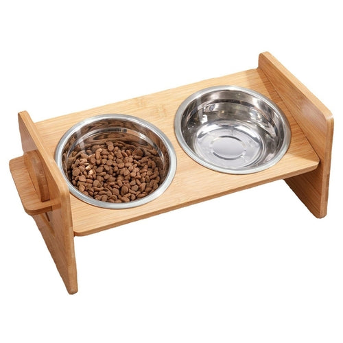 DOUBLE RAISED DOG BOWL