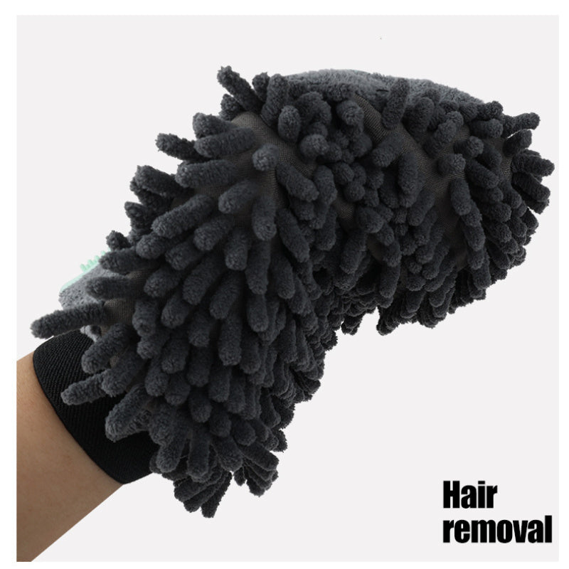 DOG GROOMING GLOVE - 2 IN 1