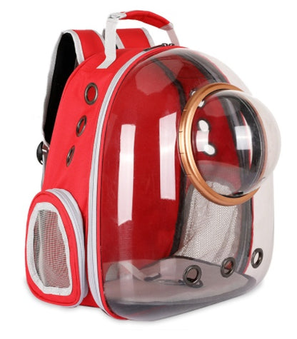 A DOG CARRIER BUBBLE BACKPACK