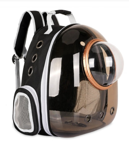 A DOG CARRIER BUBBLE BACKPACK