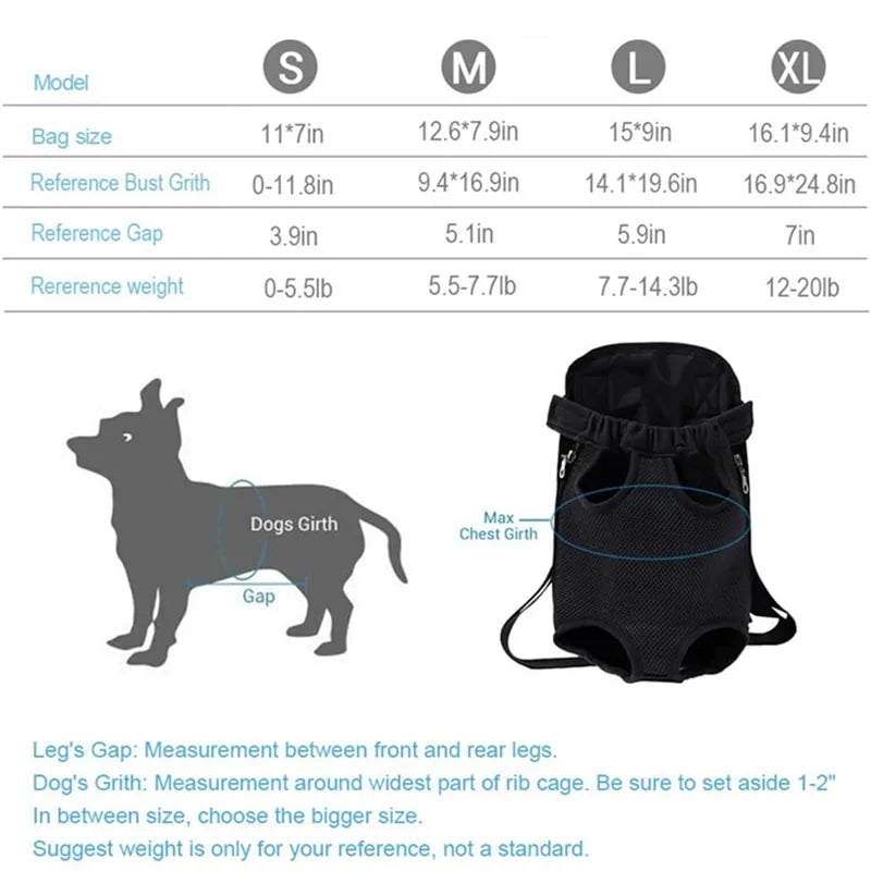 DOG CARRIER TRAVEL BACKPACK